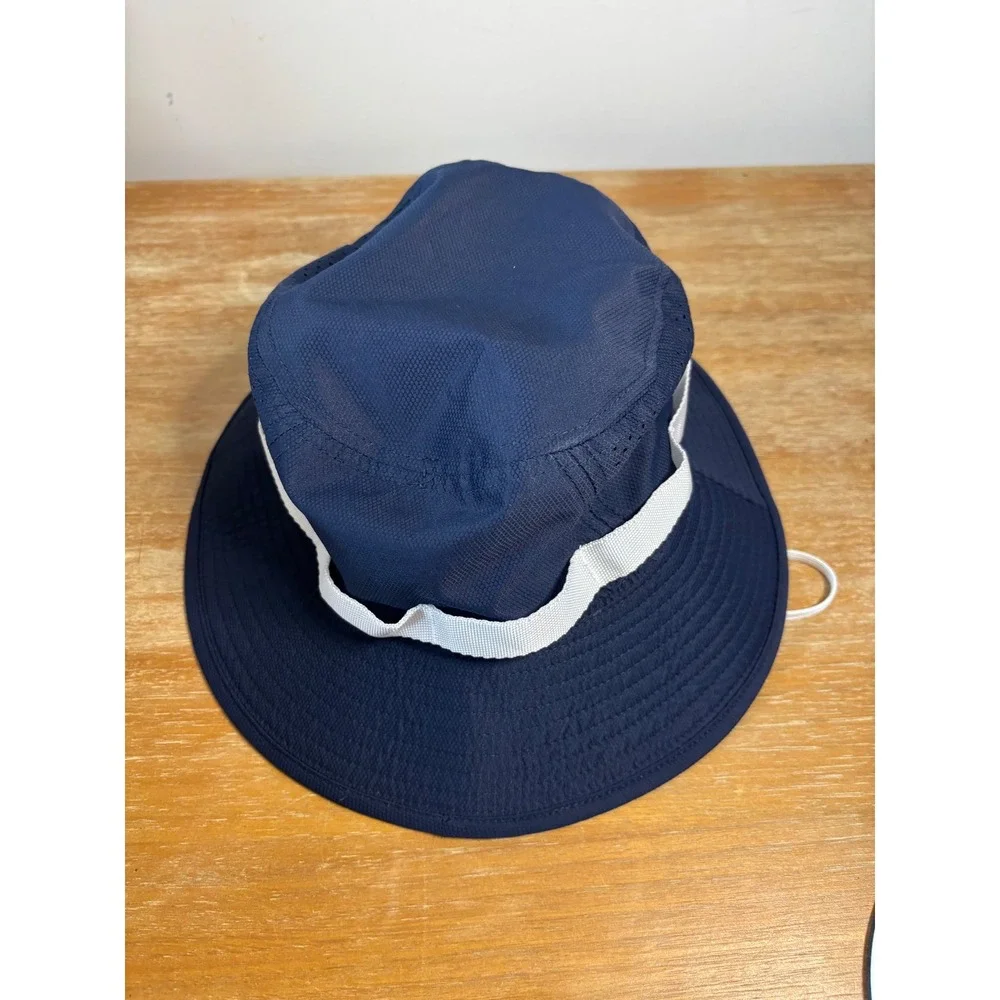 Adidas Aeroready‎ Boonie Bucket Hat Navy Blue Tie Dye Brim Adjustable Chin Strap